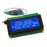 Display Lcd 2004 Backlight Azul 20x4 + Serie I2c Arduino