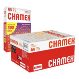 Caixa Papel A4 75g 300 Folhas Branco 8 Pacotes Chamex