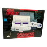 Super Nintendo Completo , 2 Controles , Mario E Caixa Repro