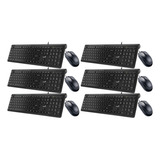 Teclado Y Mouse Genius X6 Unidades Combo Kit Pc O Notebook