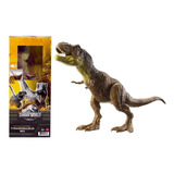 Tiranossauro Rex Dinossauro Jurassic World Som 30cm Mattel