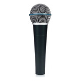 Microfono Karoke Ys-58a Con Cable Plug Color Negro