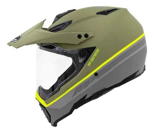 Casco Multiproposito Ap28 Armer Verde Gris Mate