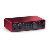 Interface De Audio Focusrite Scarlett 2i2 4ta Gen Color Rojo