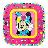 Platos Para Cumpleaños X 10u - Minnie Mouse