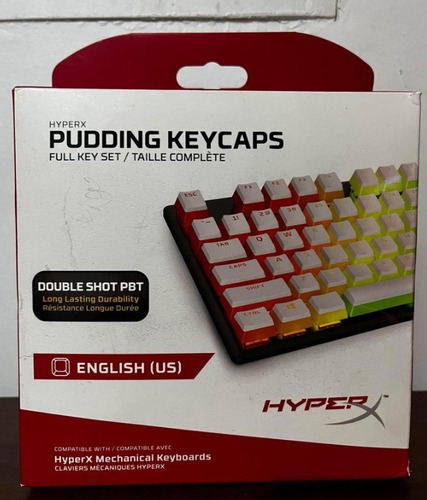 Kit De Teclas Hyperx Pudding Keycaps Para Teclados Mecánicos