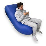 Sillon Puff Frijol Grande O Divan 2 En 1