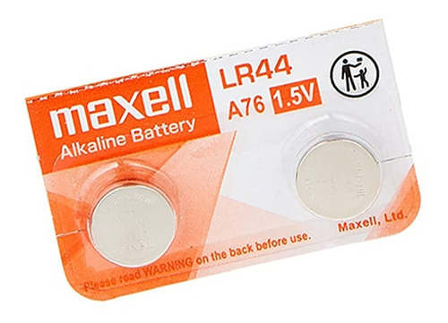 Pila A76 Maxell Lr44 Botón - 1 Unidad 1.5v Lr 44