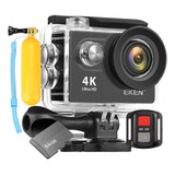 Câmera Esporte Eken H9r Wifi Vídeo 4k 64gb + Flutuante Boia