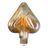 Ampolleta Led Vintage Corazón 4w Ámbar 2700k