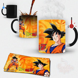 Taza Mágica Goku Dragon Ball Z El Mejor Guerrero Super