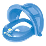 Bote Bebe Silla Salvavida Techo Inflable Celeste,j.nina