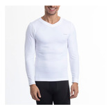 Camiseta Primera Capa Jockey Talla L Blanca Yc-201