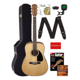 Fender Cd-60 Dreadnought - Guitarra Acústica Con Estuche D.