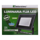 Reflector Proyector Led 200w Exterior Fria Interelec 404212