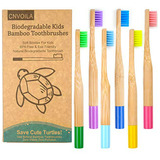 Cepillo Dental De Carbón De Bambú Suave, Niños Eco.