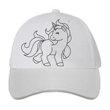 Gorras Para Pintar Con Fibras - 12 Un - Mi Pequeño Pony