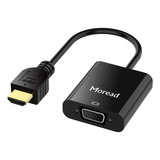  Hdmi To Vga Adapter With Audio, Goldplated Active Hdmi...