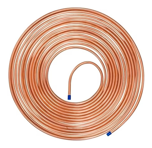 Cano De Cobre 3/8 P/ Gas De Cozinha 15m Tubo Flexível