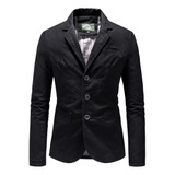 Saco Blazer,casual Hombre Moda,confort Fit