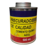 Cemento Químico Azul 500ml P/reparación De Llantas 4 Pzas