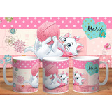 Taza De Gatita Marie Cerámica Personalizada 