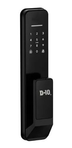 Cerradura Biometrica Smart D10 T7 Huella Codigo App Negro