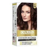  Tintura Capilatis Hair Therapy Keratina Y Colágeno Kit 117g Tono 5.7 Chocolate Oscuro
