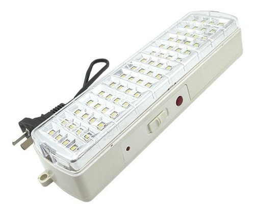 Tbcin Le-60l Luminaria Led Luz De Emergencia 60 Batería Litio Blanco 220v