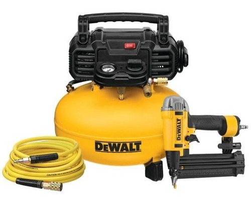 Compresor De Aire Y Clavadora Dewalt 6 Galones Y Calibre 18