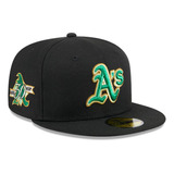 Gorra Oakland Athletics Mlb 59fifty Metallic Green Pop Black