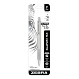 Bolígrafo Zebra F-701 Punto Fino(0.8 Mm) Acero Inoxidable