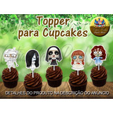 Dia Das Bruxas Halloween 50 Topper Tags Para Cupcake 
