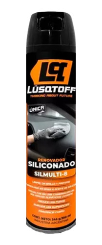 Spray Silicona Uso Automotor Fragancia Cuero 390ml Lusqtoff