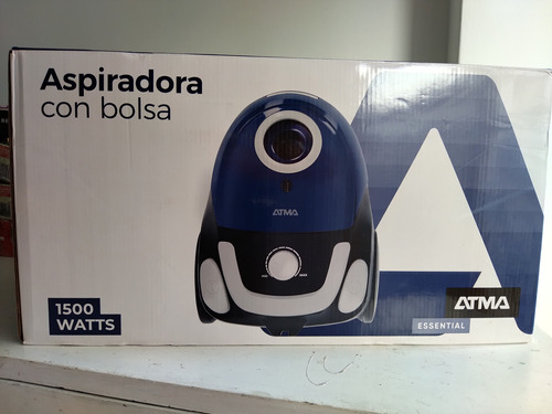 Aspiradora Trineo Atma As8913pi 1.5l Azul Y Negra Casi Nueva