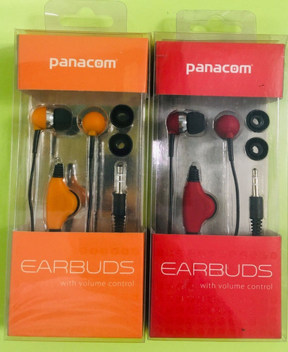 Auricular Panacom Earbuds Con Control De Volumen Hp-9330