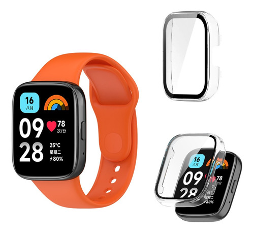 Pulsera Repuesto Para Redmi Watch 3 Active + Funda Transpare