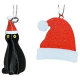 Ornamentos De Árbol De Navidad Gatos, Hechos Estados U...