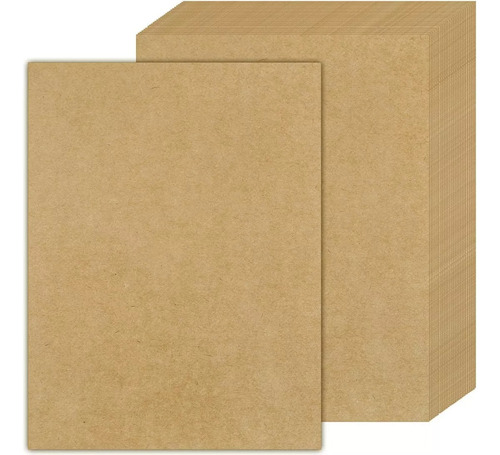 Papel Kraft Misionero Madera 140g A4 Paquete 100 Hjs X3u Prm