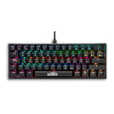 Teclado Alámbrico Led Rainbow Gamer Para Pc/mac Mitzu