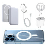 Full Kit: Cargador + Pila + Cubo + Cable + Funda Para iPhone