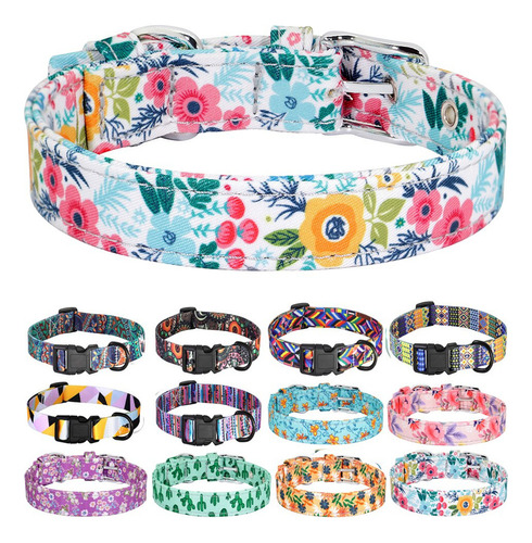 1 Collar Floral Para Perros Y Gatos, Para Chihuahua, Suminis