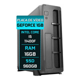 Computador Fácil Slim Intel Core I5 11400f 16gb Ssd 960gb