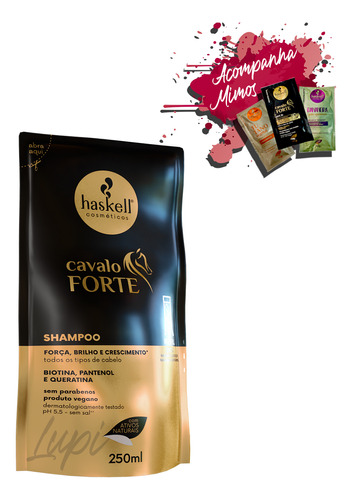 Refil Shampoo Haskell Cavalo Forte 250ml