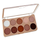 Paleta De Sombras Maquiagem Belle Angel 10 Cores Tons Nude