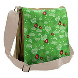 Bolso De Mensajero - Lunarable Ladybugs Bag, Natural Ornamen