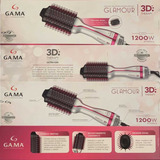 Escova Secadora Modeladora Gama Glamour Pink Brush 3d 127v