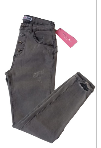 Jeans 4botones Levanta Cola Talla 36/38 Menina 