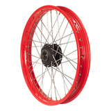 Rin Delantero Completo Rojo Para Moto Dm150 1.85x19 Kinlley