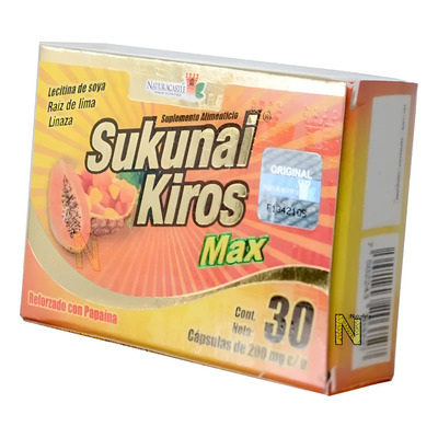 Sukunai Kiros Max (30 Caps) Naturacastle | MercadoLibre